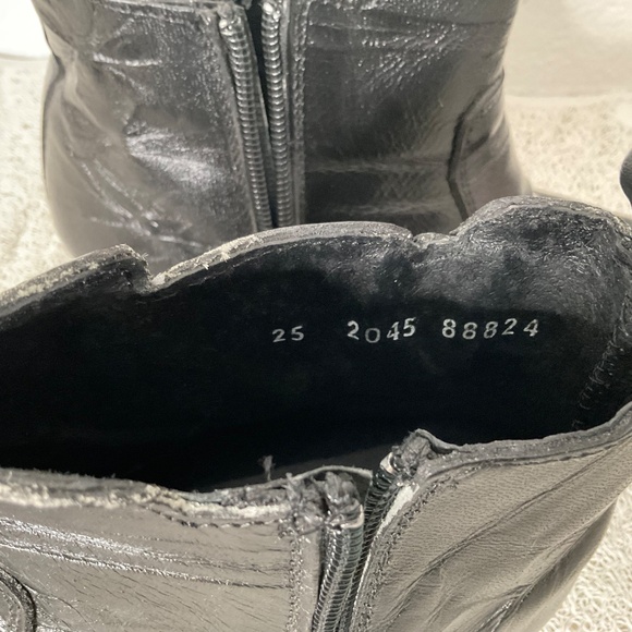 Men’s Dress Ankle Boots Croco Toscano Short Ankle Boots Size 25 US 6. Made in - Picture 6 of 7